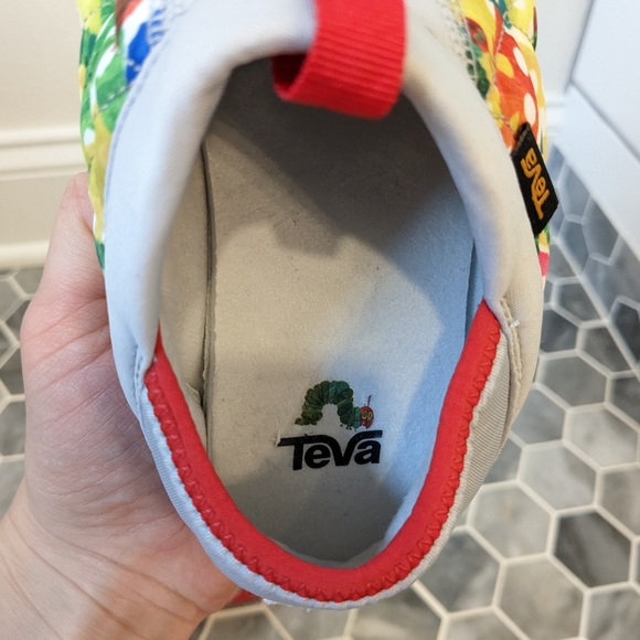 Teva X Eric Carle Hungry Caterpillar Collaboration Ember Mocs Slip On Shoes - Picture 8 of 9